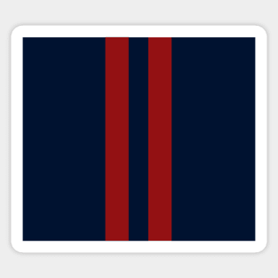 Navy Red Red Sticker